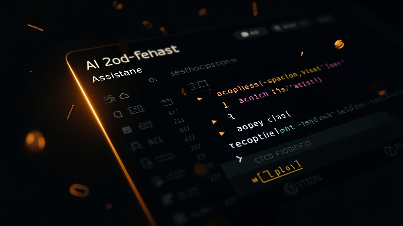 AI coding assistant interface
